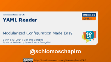 Thumbnail of YAML Reader - Modularized Configuration Made Easy - Schlomo Schapiro - EuroPython 2014.pdf